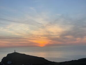 Sunset over Cape Cornwall